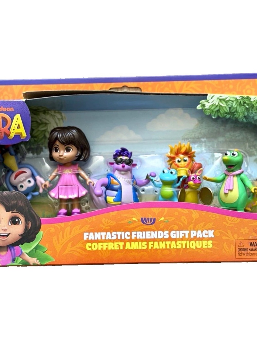 Nickelodeon Dora Fantastic Friends Gift Pack - Pink, Purple, Green, Blue, Yellow